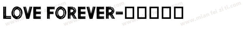Love forever字体转换